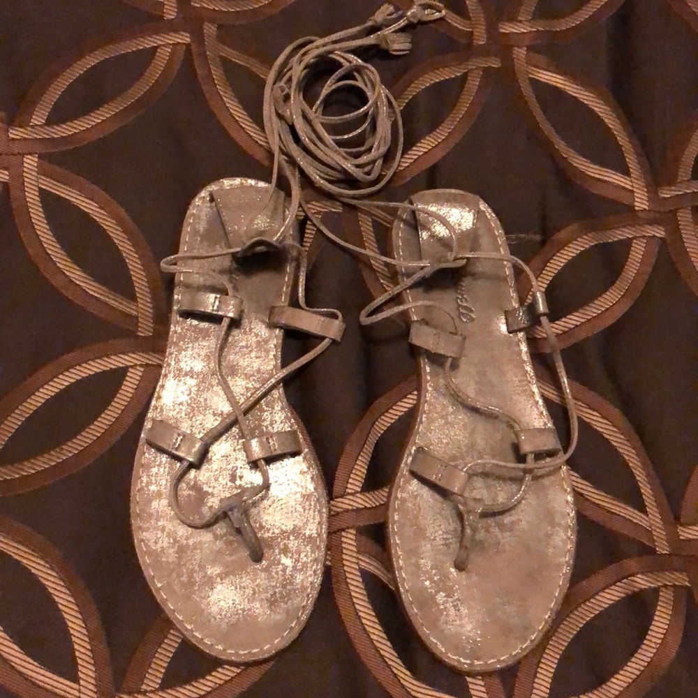Madewell Boardwalk Lace Up Sandal